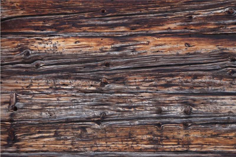 Vintage wood  effect vinyl rug - TenStickers