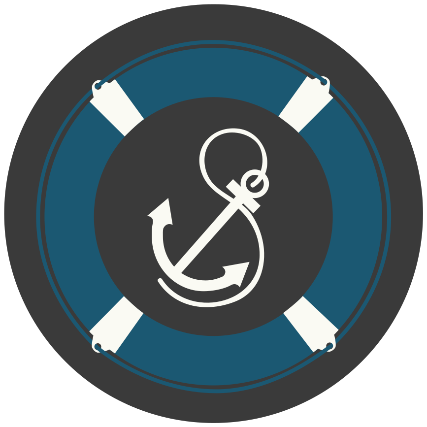 anchor rug carpet teen vinyl rug - TenStickers