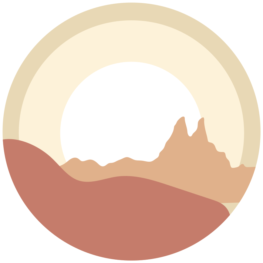 Minimalist Landscape nature vinyl rug - TenStickers