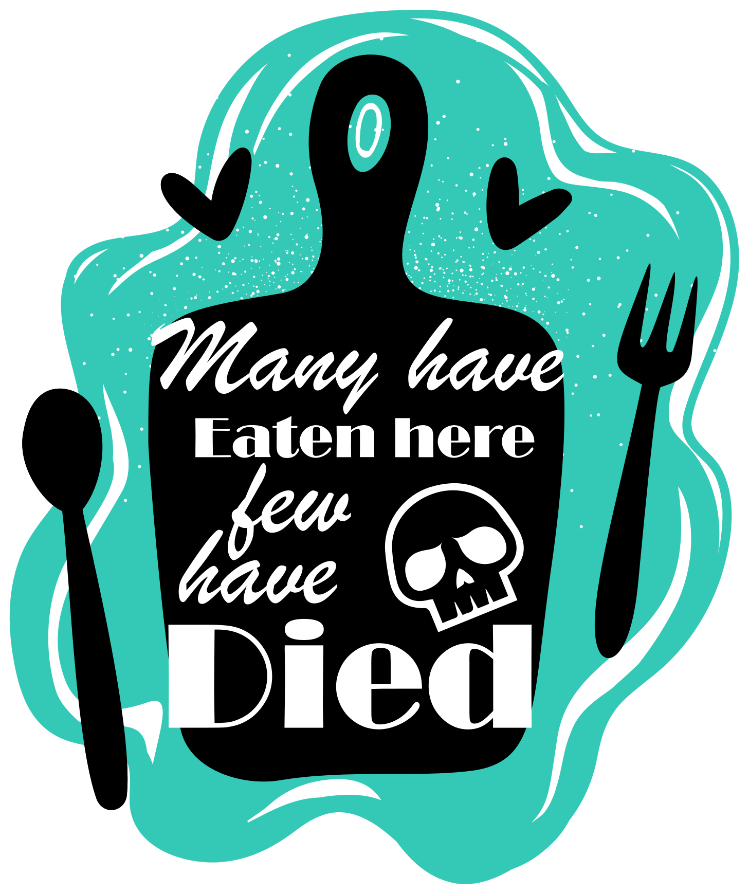 Funny kitchen quote vinyl rug - TenStickers