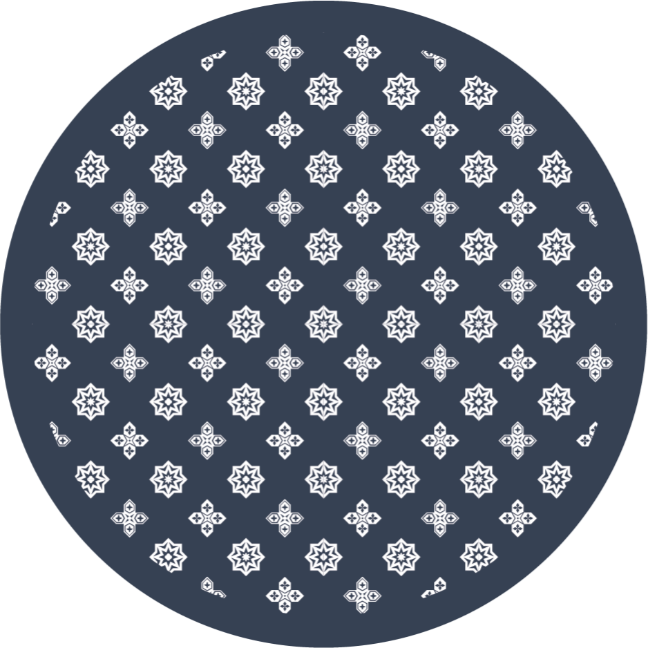 Celestial Patterns star vinyl rug - TenStickers