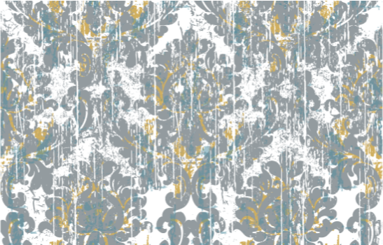 Abstract Mosaic Composition mosaic vinyl rug - TenStickers