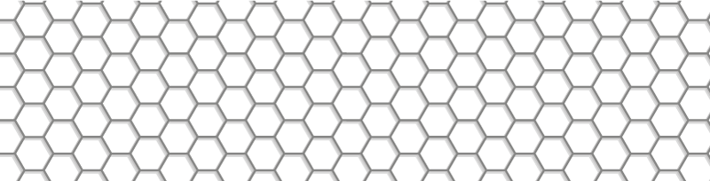 Hexagonal Tiling kitchen vinyl rug - TenStickers