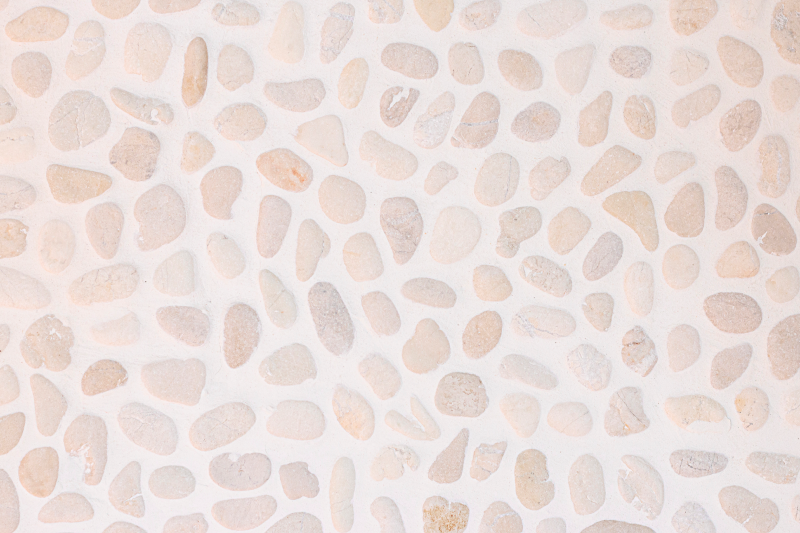 Light Stone kitchen vinyl rug - TenStickers