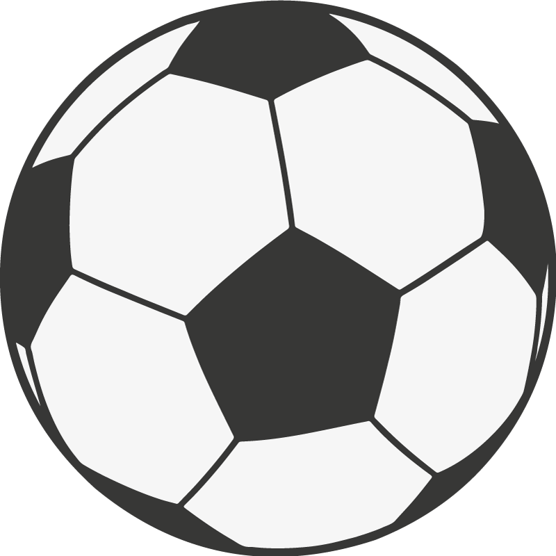 Football ball kids vinyl rug - TenStickers