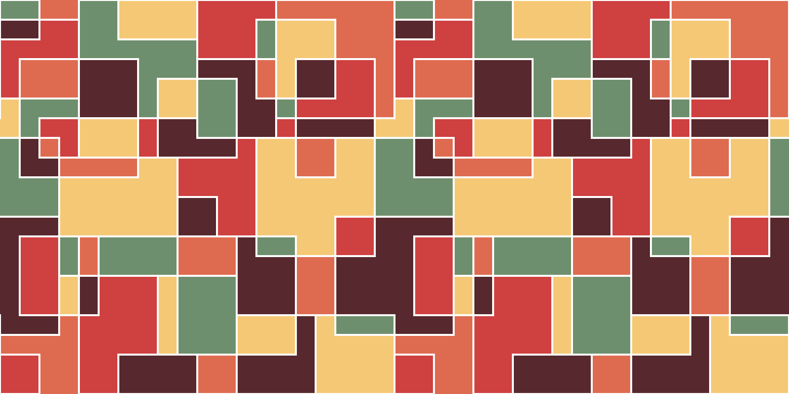 Geometric rectangles tile carpet - TenStickers