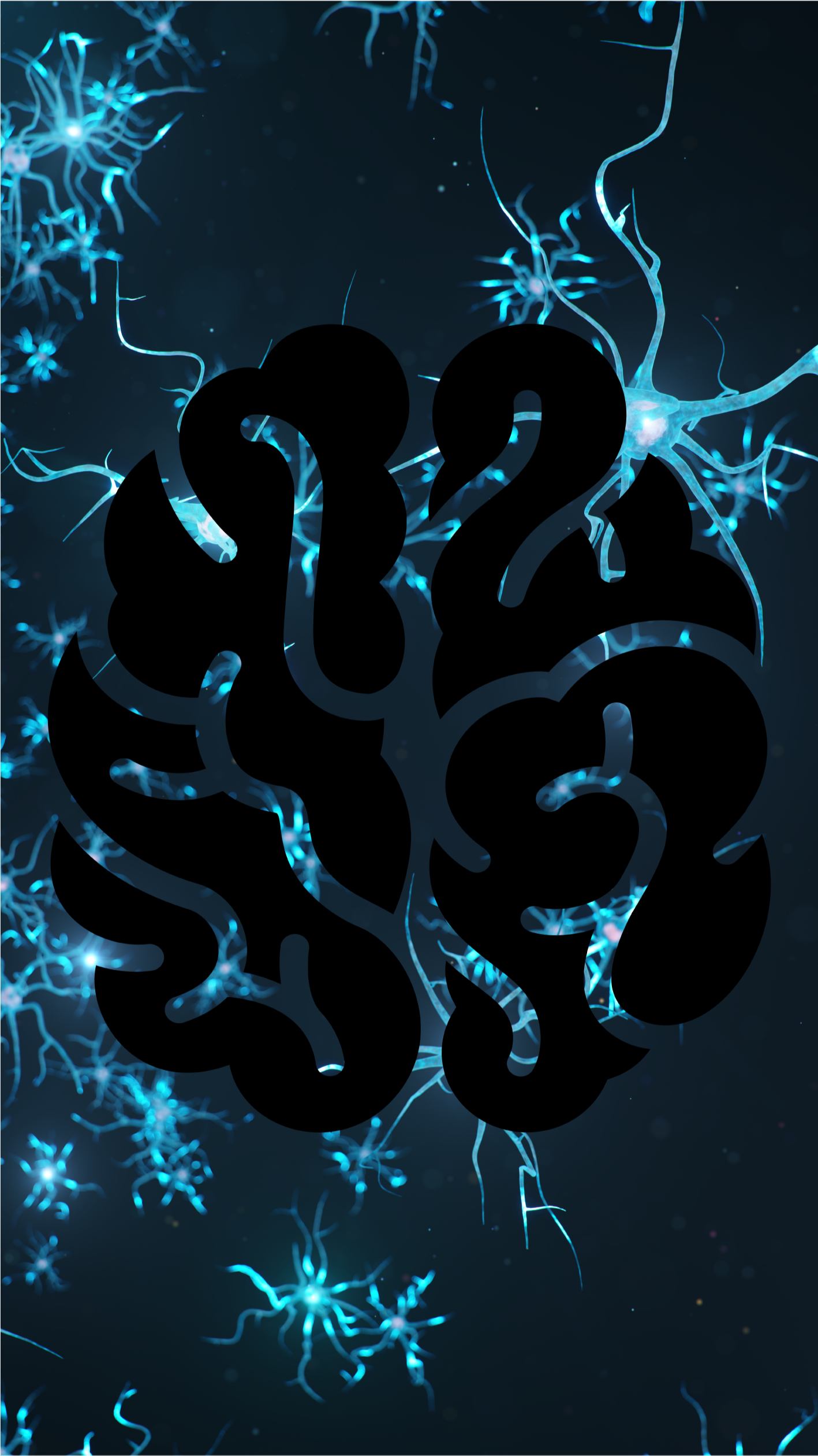 Brain with neurons modern rug - TenStickers