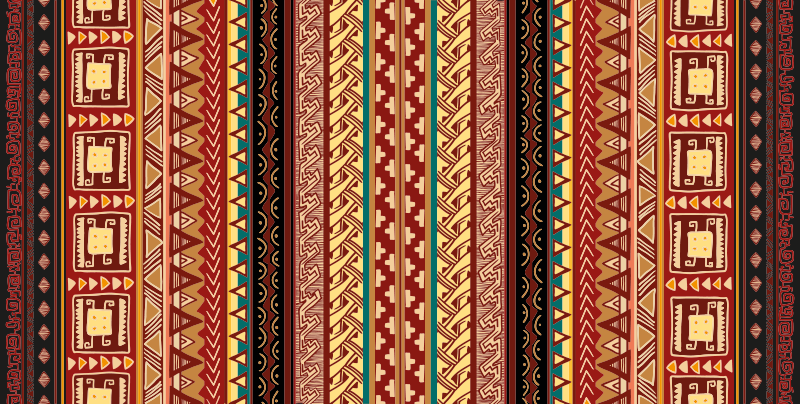 Aztec stripes vinyl carpet - TenStickers