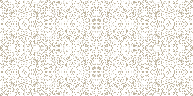 Floral outline concept vinyl rug - TenStickers