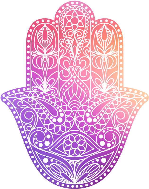 Mandala vinyl rug with handcrafted design - TenStickers