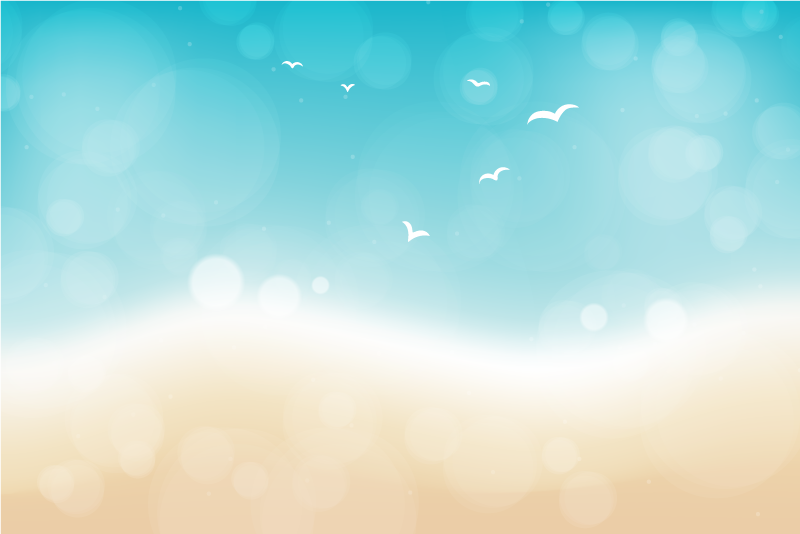 Beach effect nature vinyl rug - TenStickers