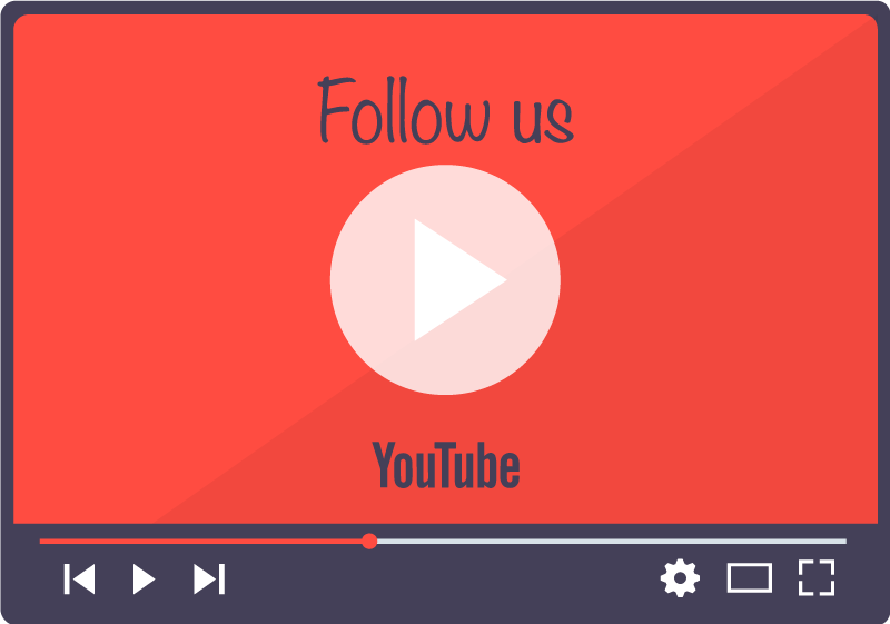 Follow me on Youtube custom vinyl rug - TenStickers