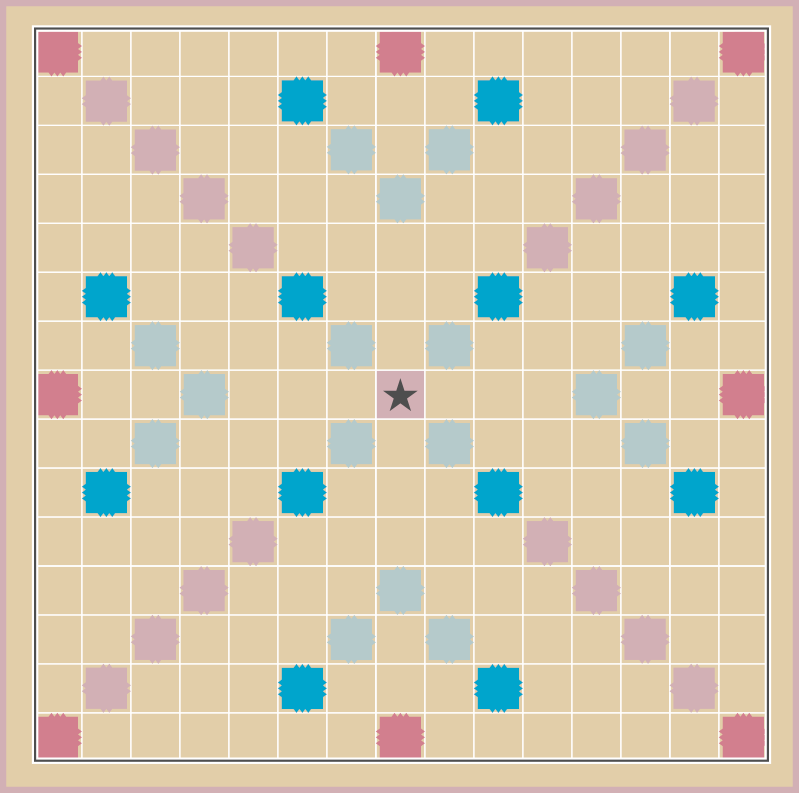 Nice Scrabble board game mat - TenStickers