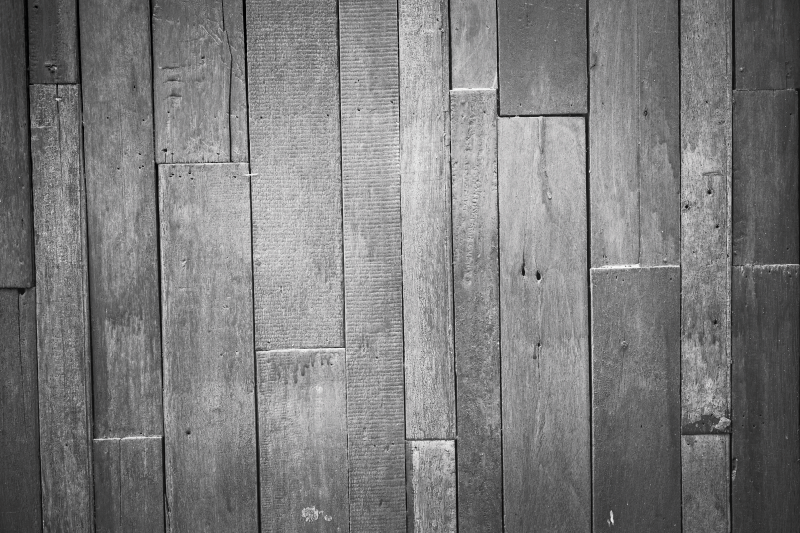 Modern grey finish wood vinyl rug - TenStickers