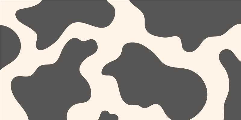 Classic cowhide animal print vinyl rug - TenStickers