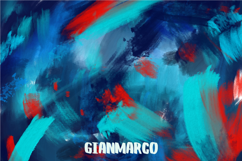 Custom vinyl rug abstract color explosion - TenStickers