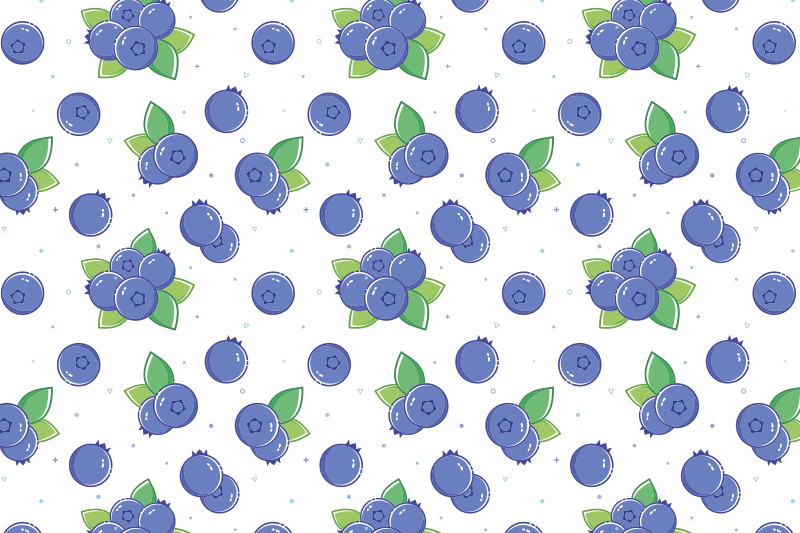 Fresh Berry Patterns flower vinyl rug - TenStickers