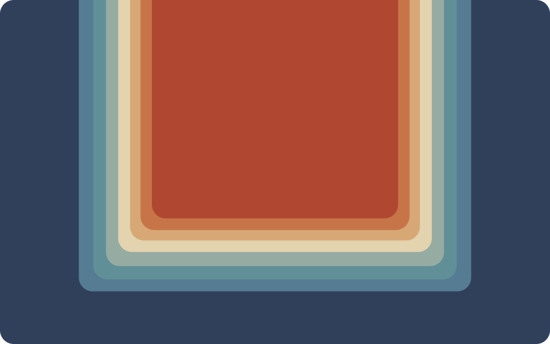 70s pop retro palette vintage rug - TenStickers