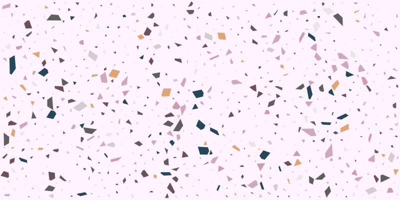 Classical pink terrazzo texture kitchen vinyl rug - TenStickers