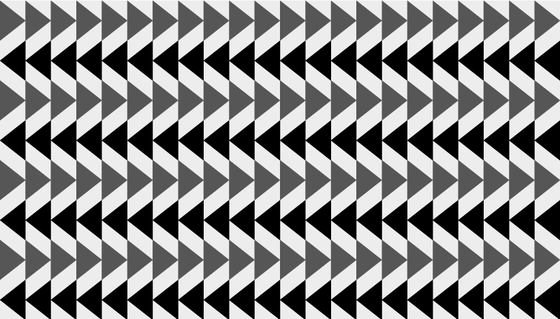 Grey triangular pattern geometric vinyl rug - TenStickers