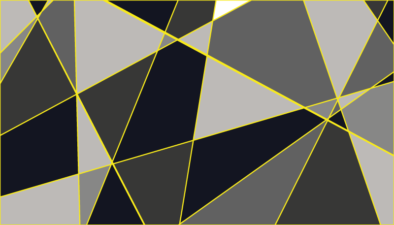 Grey triangles pattern nordic vinyl rug - TenStickers