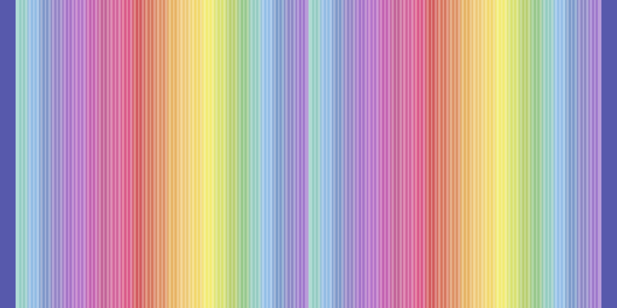 Colorful rainbow effect stripes vinyl rug - TenStickers