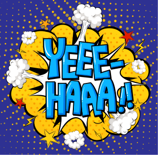 Comic action burst teenager vinyl rug - TenStickers