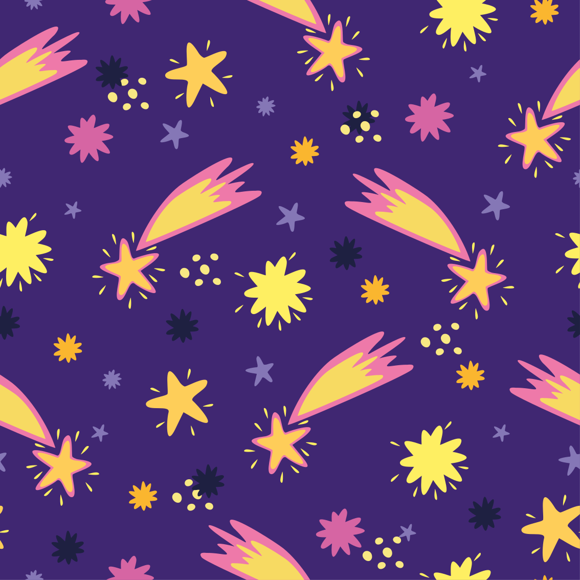 magical stars office vinyl carpet - TenStickers