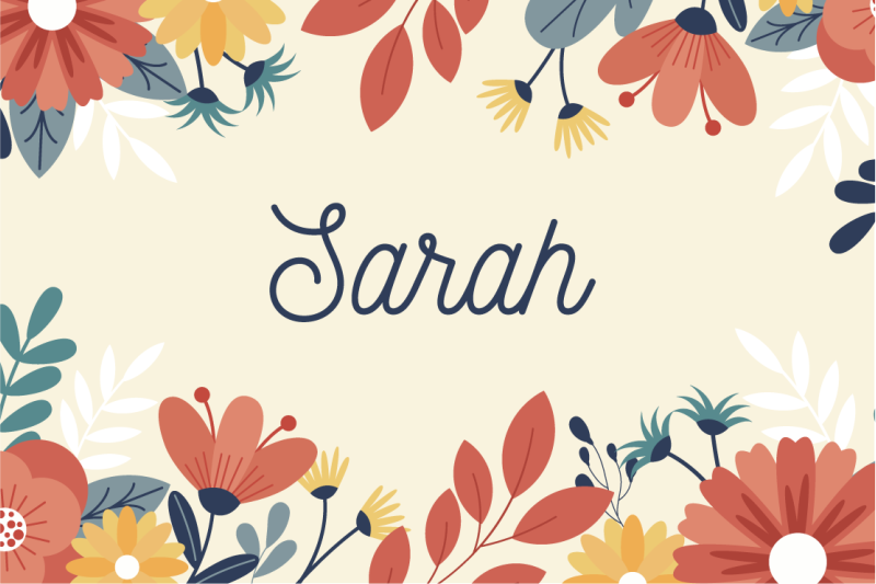 Customizable flower design floral rug - TenStickers