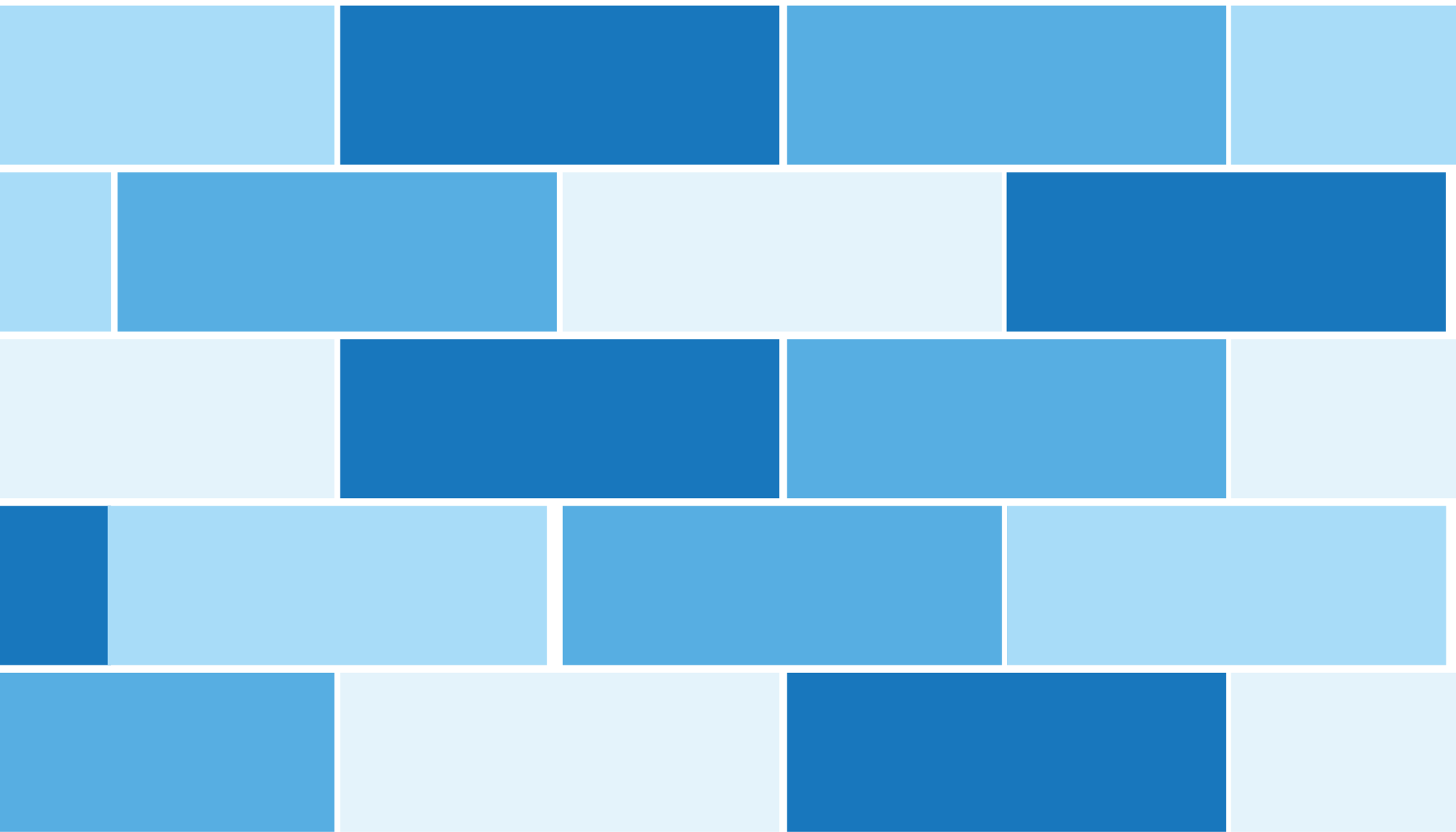 Blue Brick Pattern tile vinyl rug - TenStickers