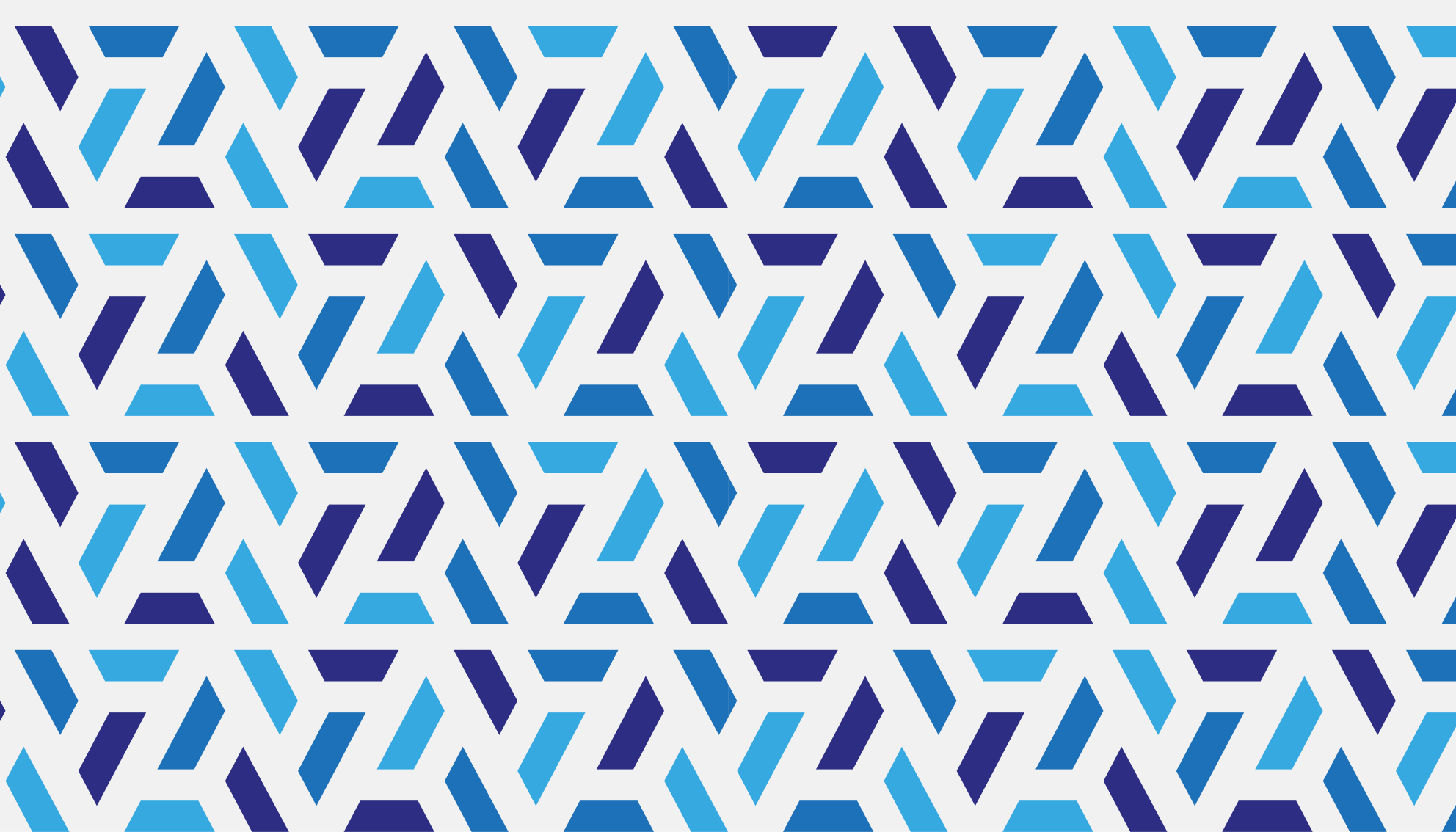 Blue patterned shapes geometric vinyl rug - TenStickers