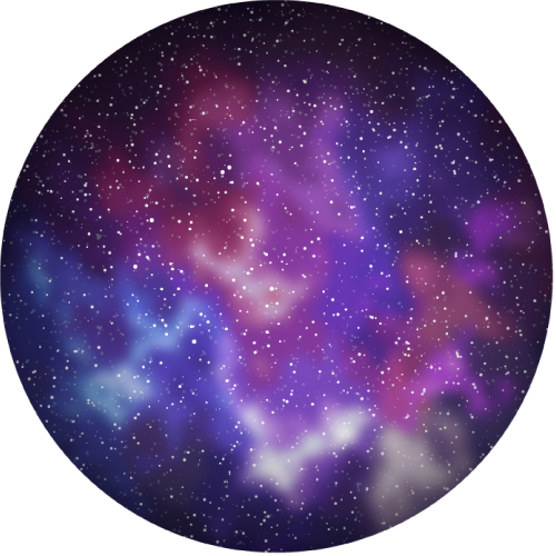 Galaxy inspired star vinyl rug - TenStickers