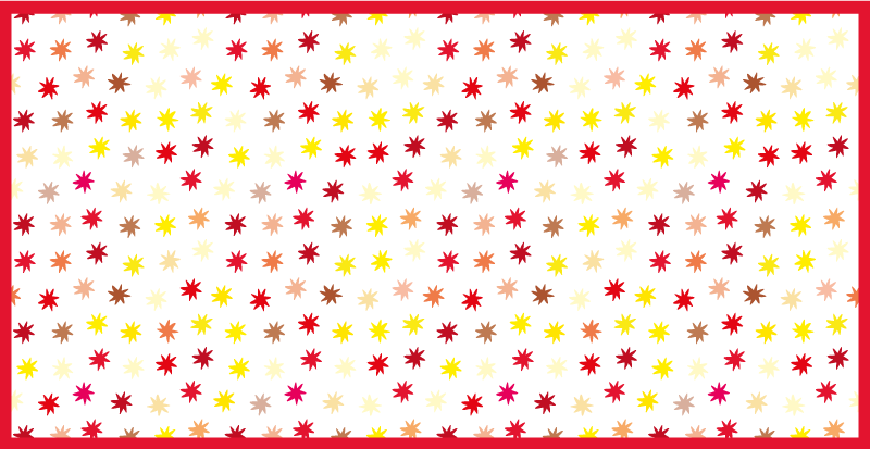 Vibrant Star Motif vinyl rug - TenStickers