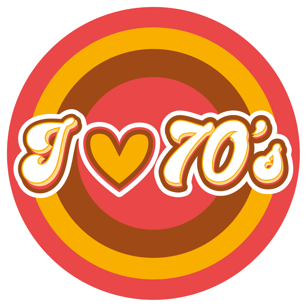 I love 70s swirl vintage rug - TenStickers