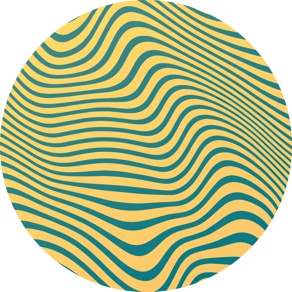 Curvy Line Concept stripes vinyl rug - TenStickers