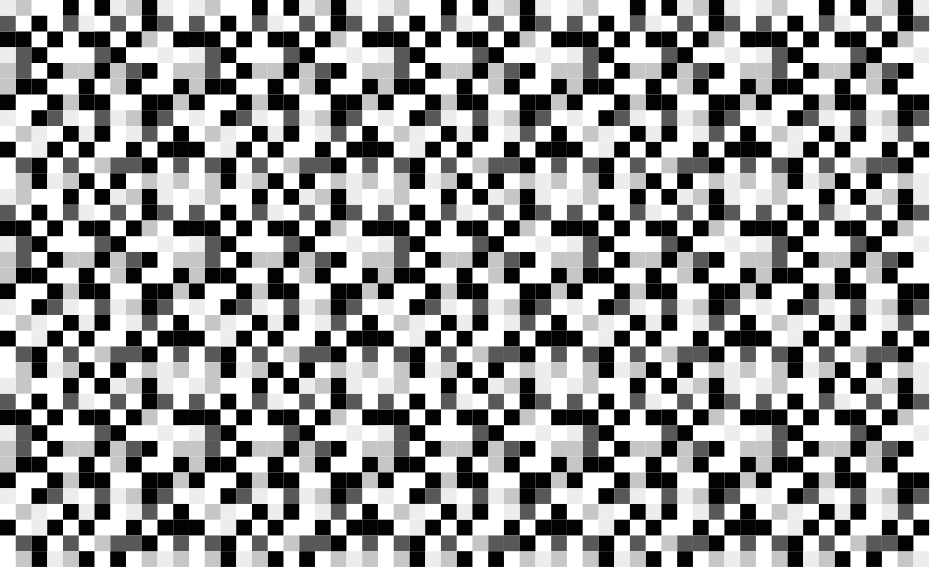 Monochrome pixels pattern bedroom rug - TenStickers