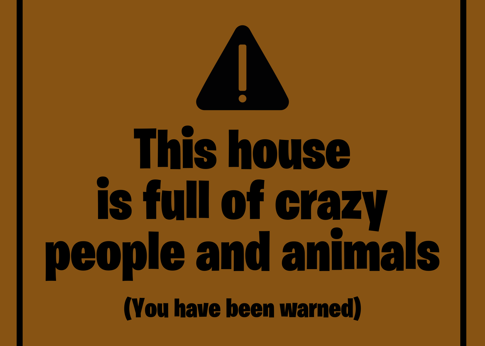 Crazy house with crazy pets modern rug - TenStickers