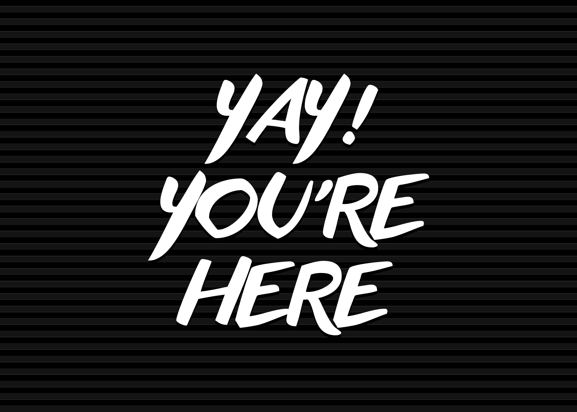 Yay, you are here modern rug - TenStickers