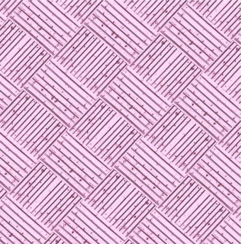 Pink texture diagonal wood effect vinyl rug - TenStickers