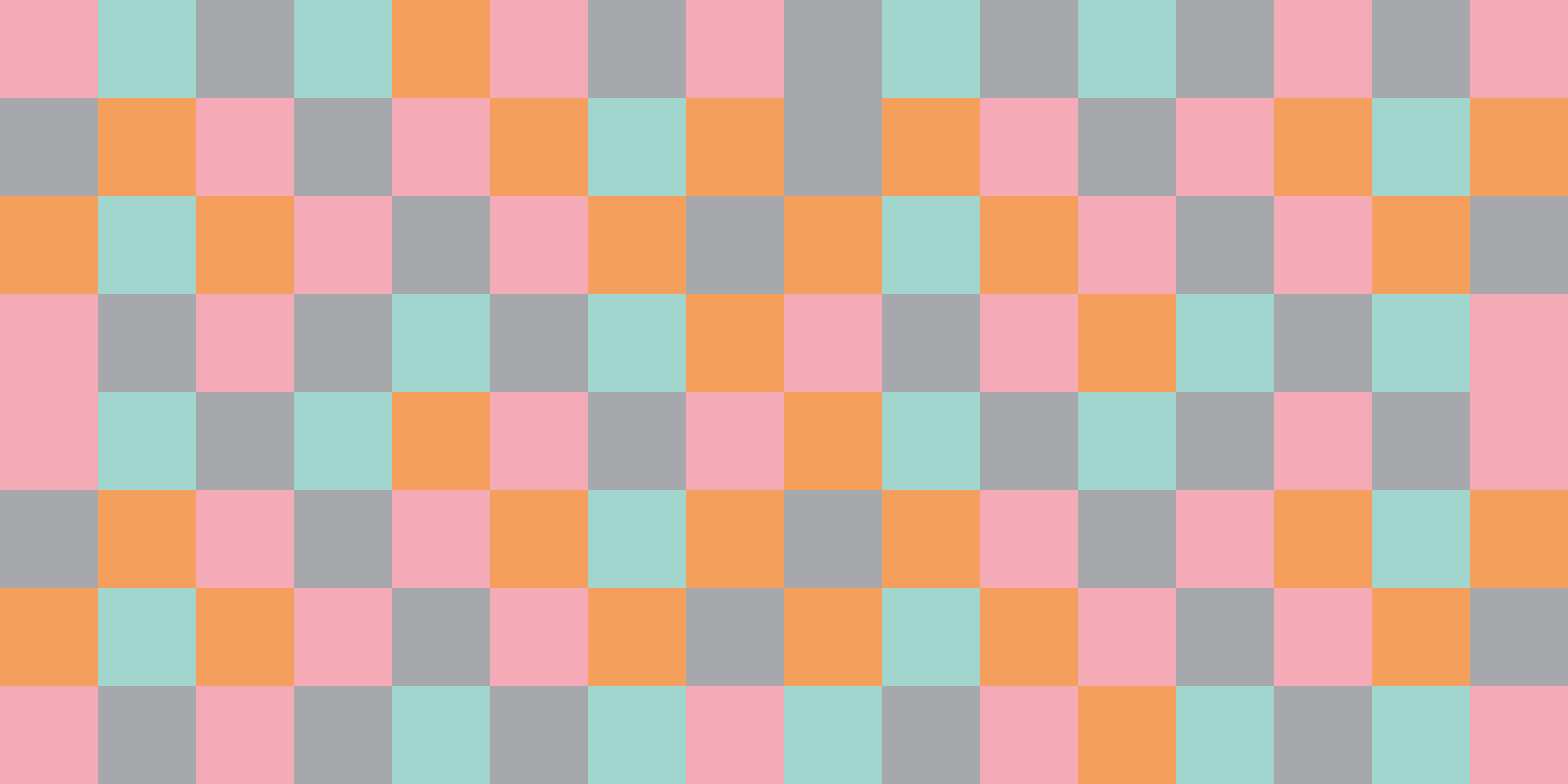 Colorful checkerboard geometric vinyl rug - TenStickers