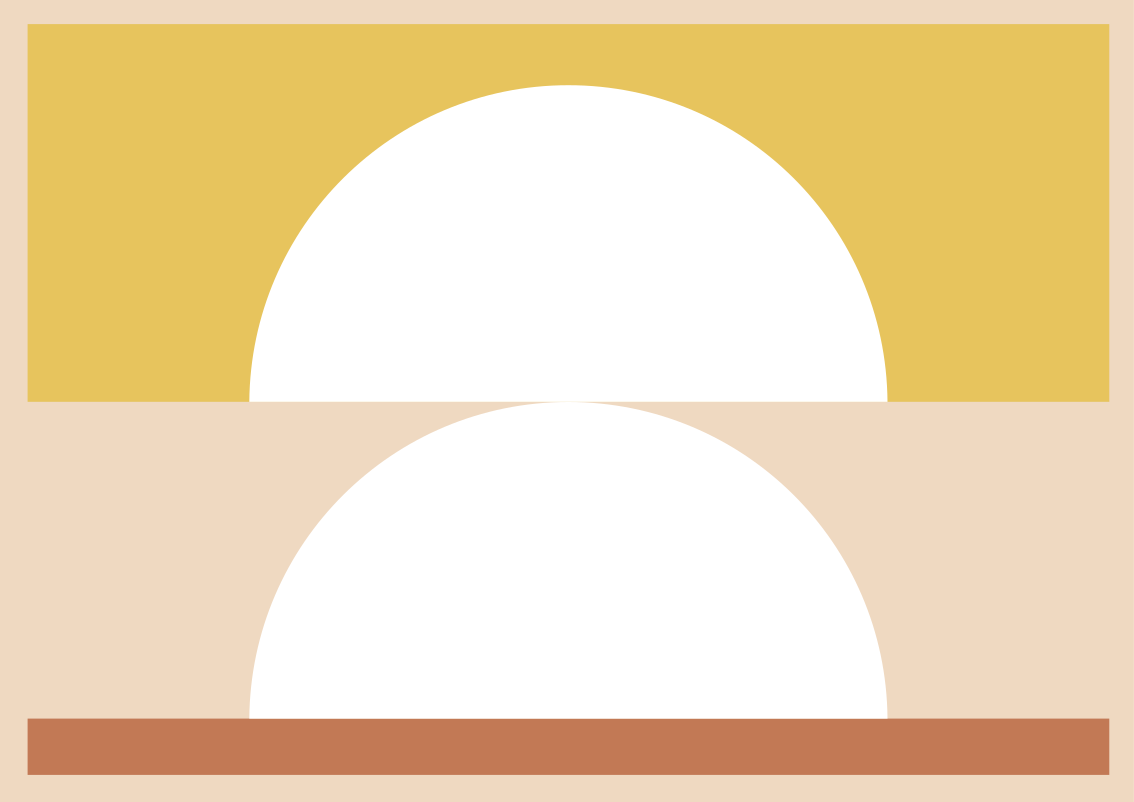 CIRCULAR MINIMALISM minimalist vinyl rug - TenStickers