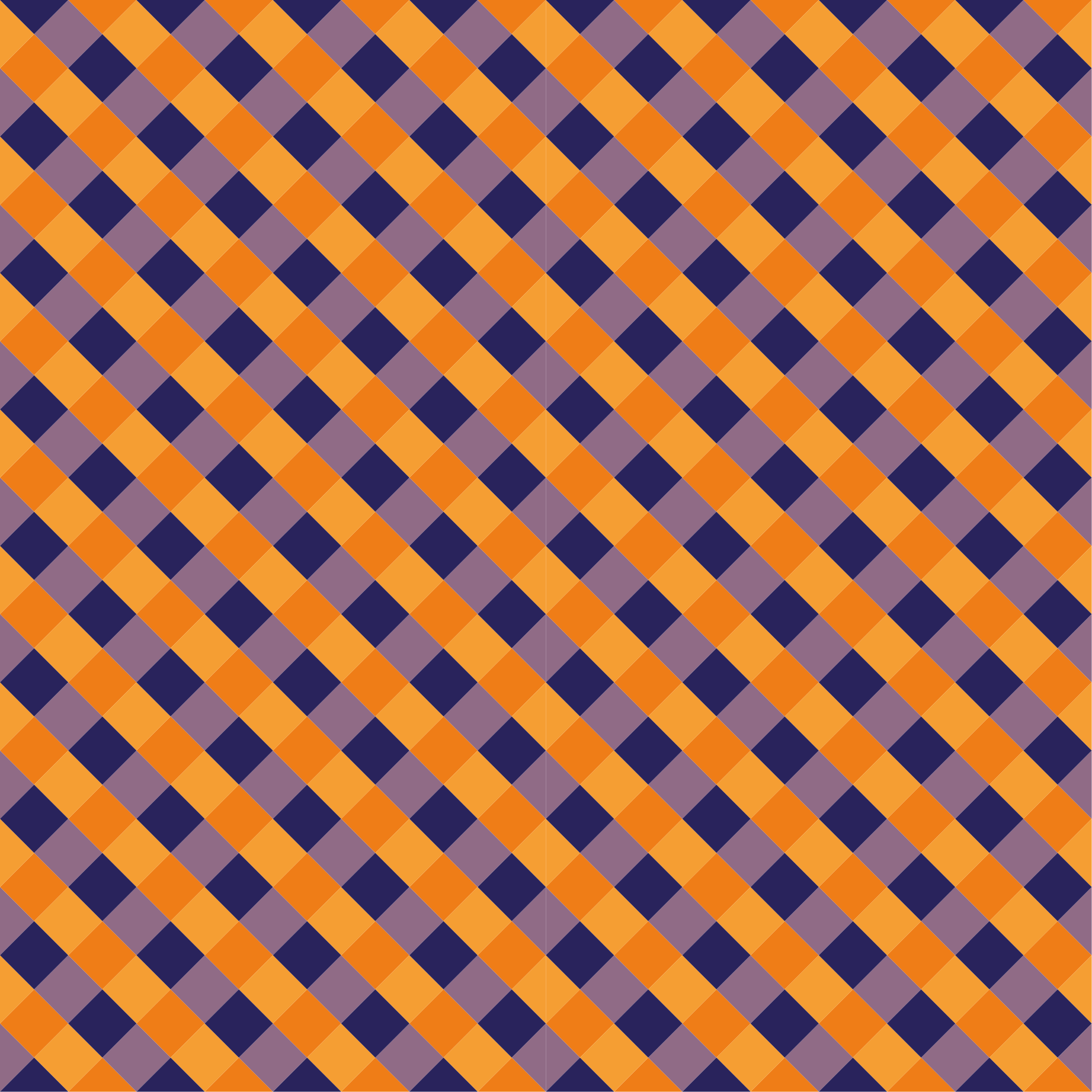 Diagonal Color Blocks stripes vinyl rug - TenStickers