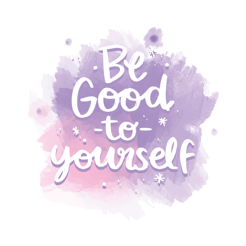 Be kind to yourself custom vinyl rug - TenStickers