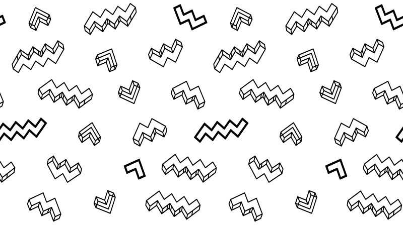 Bold Angular Patterns vinyl rug - TenStickers