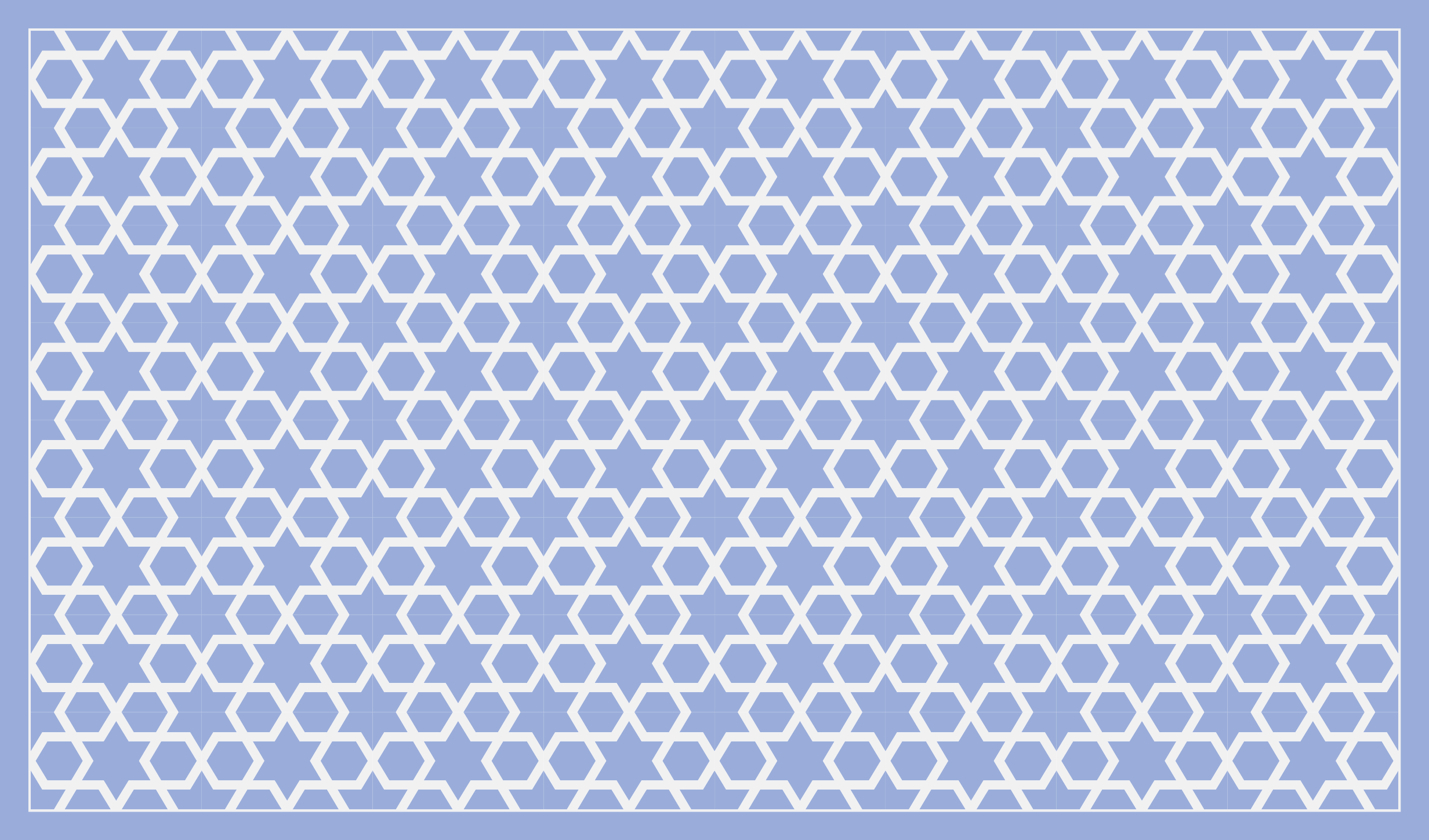 Light blue old arabic pattern tile carpet - TenStickers