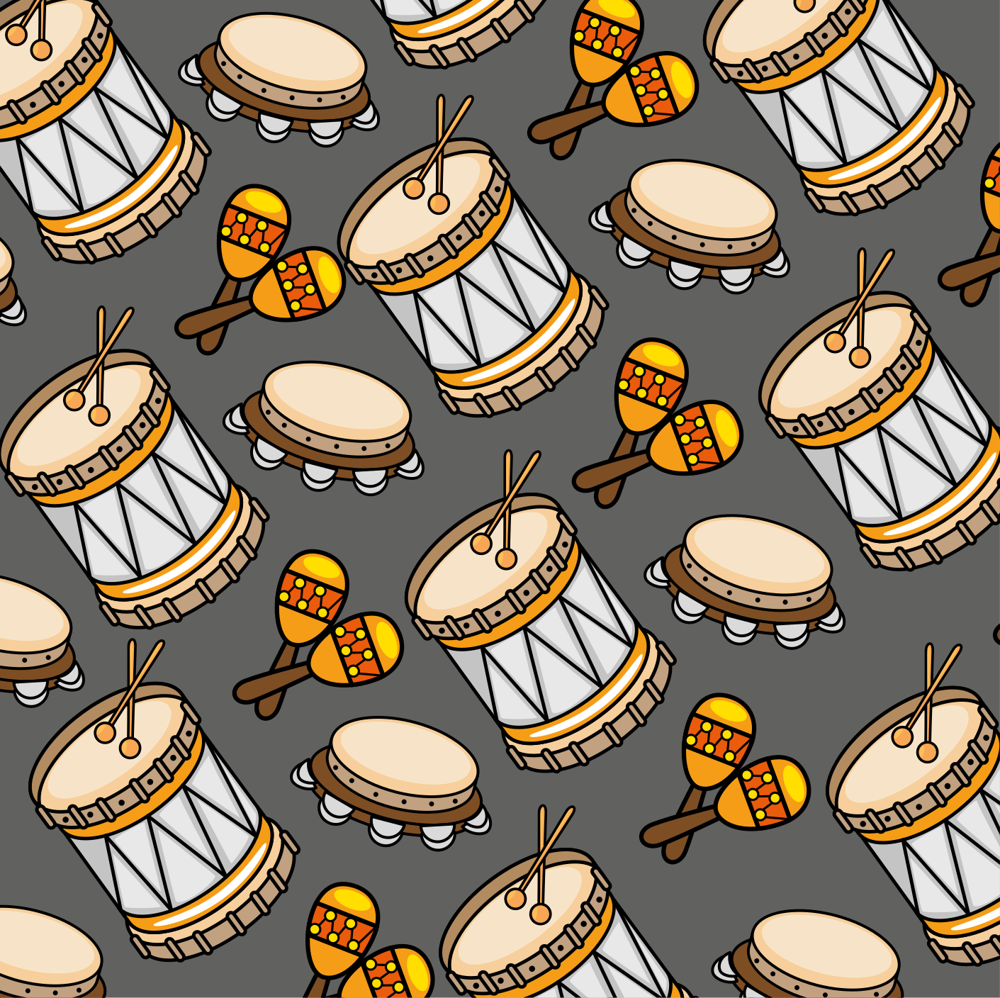 Gaming vinyl rug music instrument design - TenStickers
