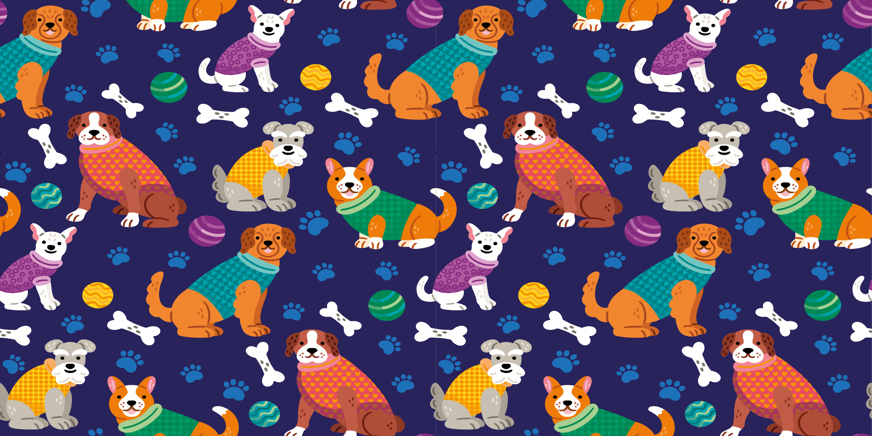 Amazing colorful background pattern animal rug - TenStickers