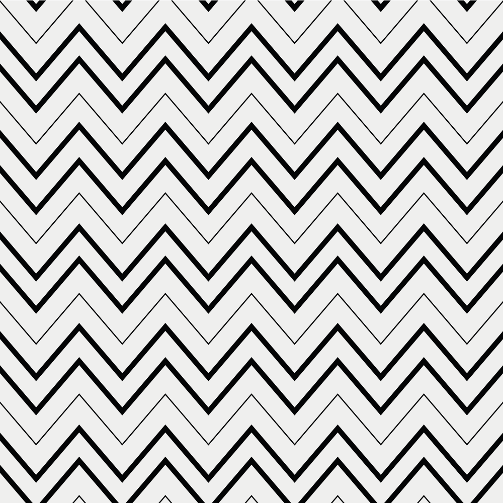 Minimalist vinyl rug in chevron pattern - TenStickers