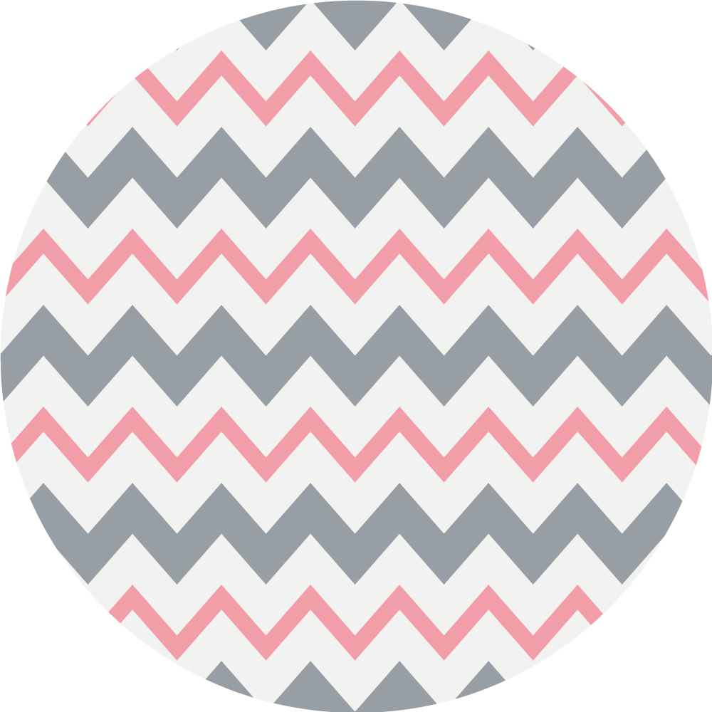 Chevron Pattern Play stripes vinyl rug - TenStickers