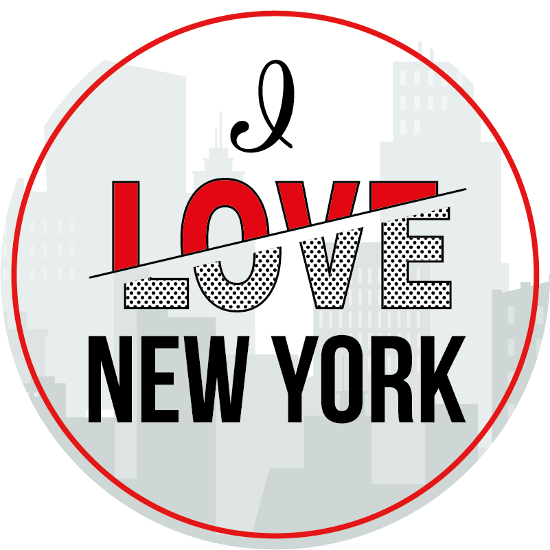 I LOVE NEW YORK custom vinyl rug - TenStickers